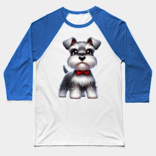 Cute Miniature schnauzer Baseball T-Shirt